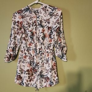 Women's Small Warehouse One Floral Blouse